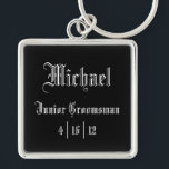 Llavero Keychain Junior Groomsman personalizada<br><div class="desc">Keychain Junior Groomsman personalizada</div>