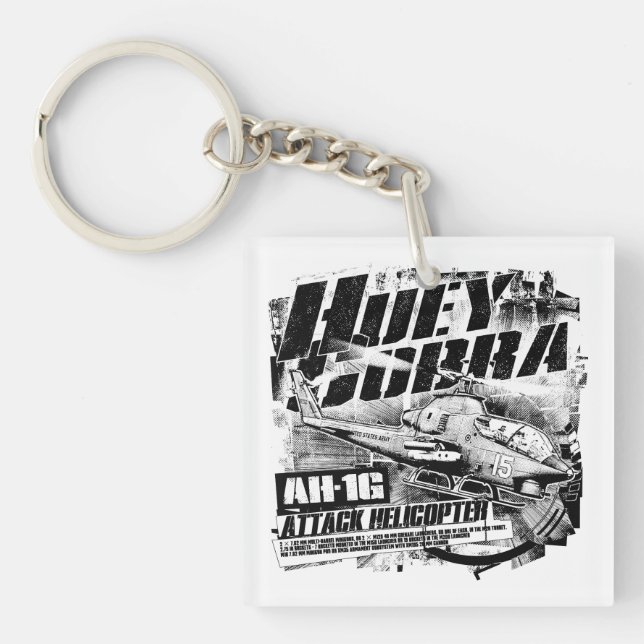 Llavero Keychain Keychain Acrylic AH-1G HueyCobra (Frente)