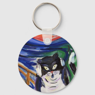 Llavero Keychain Kitty Scream