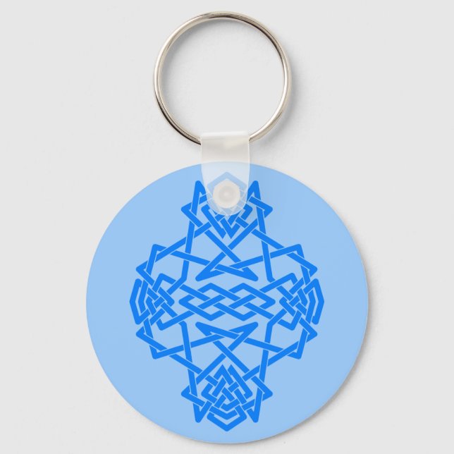Llavero Keychain Knot azul (Anverso)