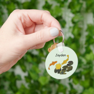Llavero Keychain - Koi and Lily Pads