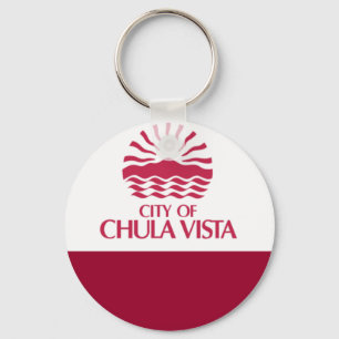 Llavero Keychain, la bandera de Chula Vista (California)