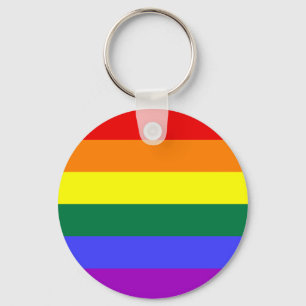 Llavero Keychain, la bandera del orgullo del arcoiris
