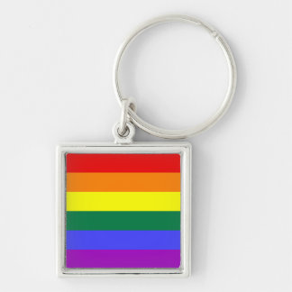 Llavero Keychain, la bandera del orgullo del arcoiris