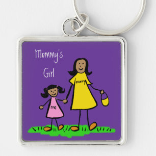 Llavero Keychain, la Chica de la madre y la hija