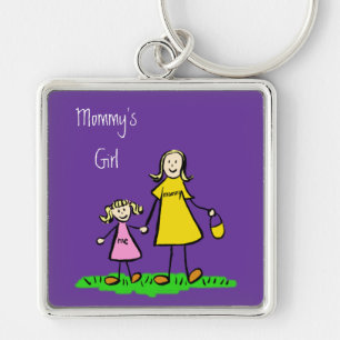 Llavero Keychain, la Chica de la madre y la hija