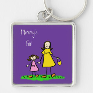 Llavero Keychain, la Chica de la madre y la hija