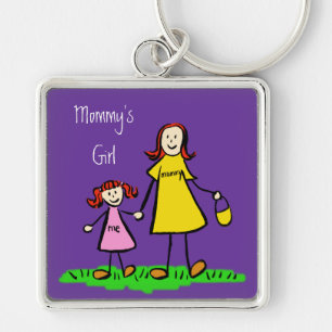 Llavero Keychain, la Chica de la madre y la hija