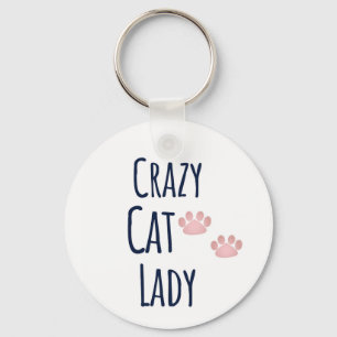 Llavero Keychain Lady Gato Loco