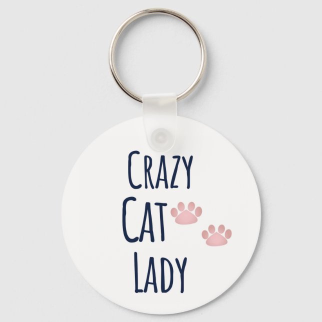 Llavero Keychain Lady Gato Loco (Anverso)