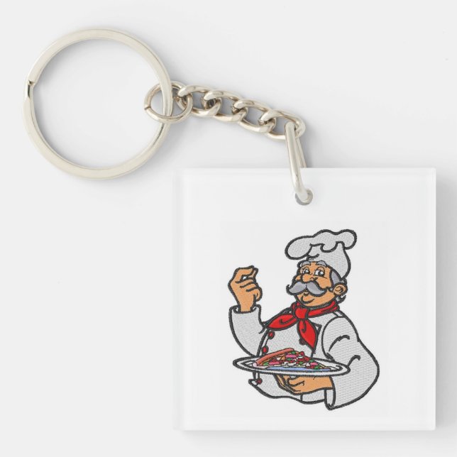 LLAVERO "KEYCHAIN LATERAL ÚNICO"***** EL CHEF**** (Frente)