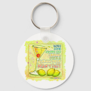 Llavero Keychain - Lemon Drop Martini