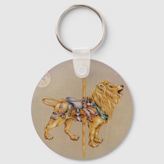Llavero Keychain - León carrusel (Anverso)