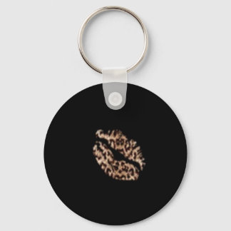 Llavero Keychain Leopard Lips
