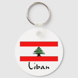 Llavero Keychain Libanesa Bandera