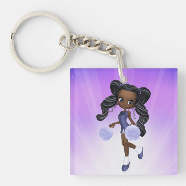 Llavero Keychain, líder afroamericano (Frente)
