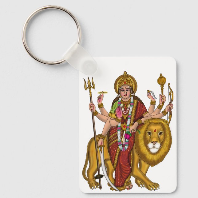 Llavero Keychain Maa Durga (Anverso)