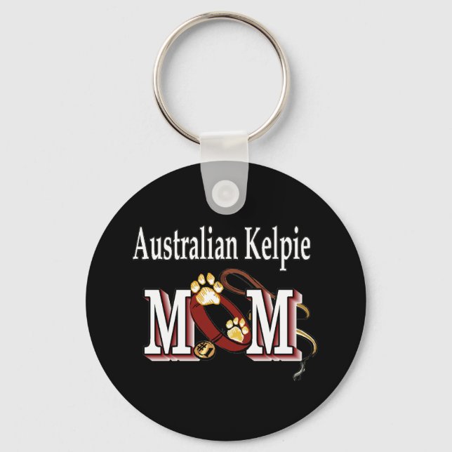 Llavero Keychain, madre kelpie australiana (Anverso)