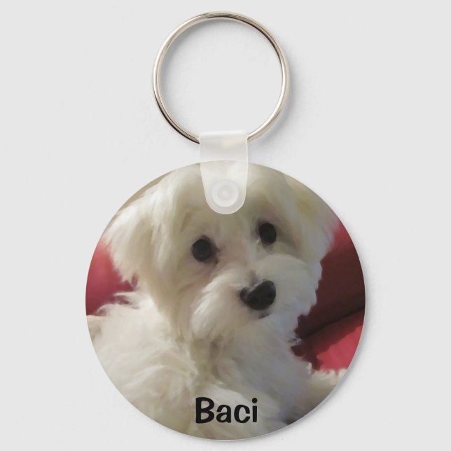 Llavero Keychain maltés personalizado (Anverso)