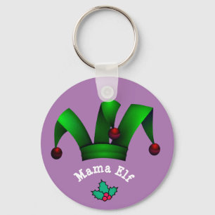 Llavero Keychain Mama Elf - Regalo de Navidades personaliz