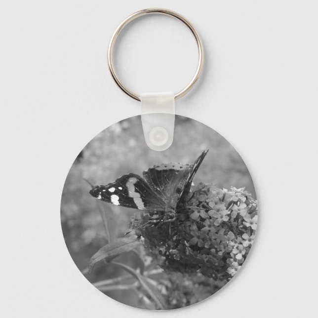 Llavero Keychain - Mariposa almirante (Anverso)