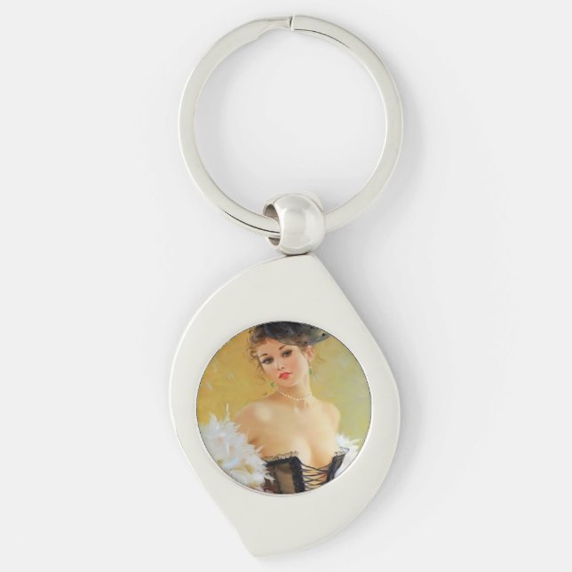 Llavero Keychain metalizado (Anverso)