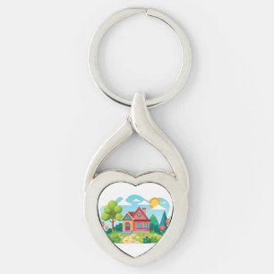 Llavero Keychain metalizado