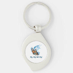 Llavero Keychain metalizado