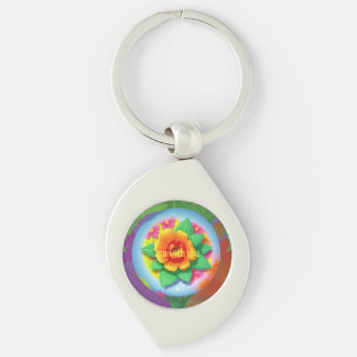 Llavero Keychain metalizado