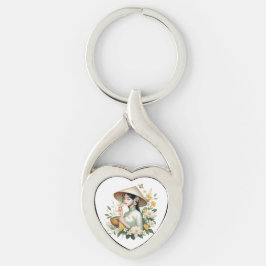 Llavero Keychain metalizado