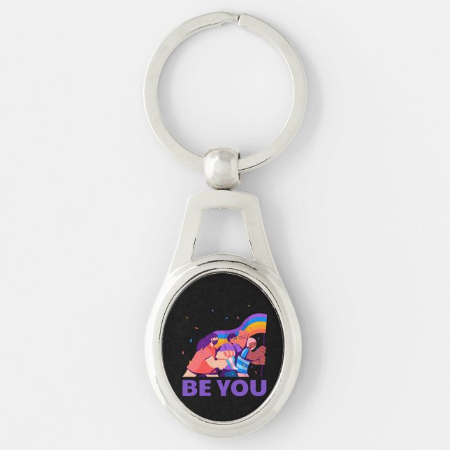 Llavero Keychain metalizado (Anverso)