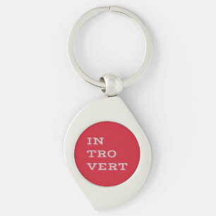 Llavero Keychain Metalizado de Gray Introvert