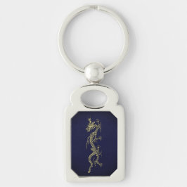 Llavero Keychain Metalizado Dragon elegante