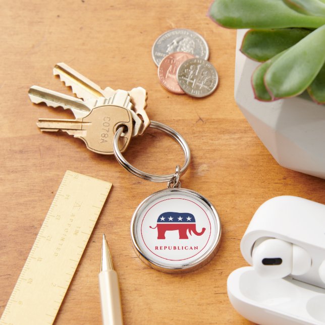 Llavero Keychain Metalizado republicano (Escritorio )