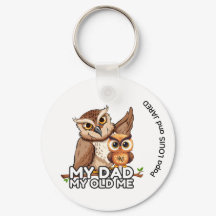 Keychain : Mi papá mi viejo (blanco)