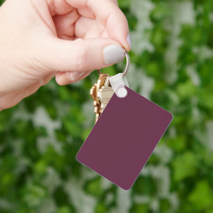 Llavero Keychain minimalista de Borgoña