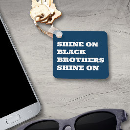 Llavero Keychain motivacional de hombres afroamericanos