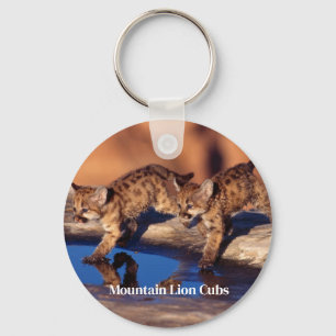 Llavero Keychain Mountain Lion Cubs Keychain
