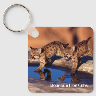 Llavero Keychain Mountain Lion Cubs Keychain