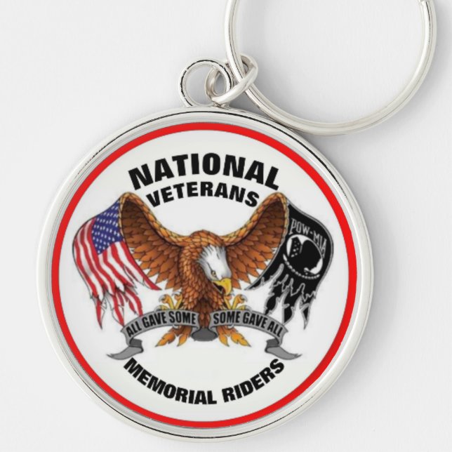 LLAVERO KEYCHAIN, NACIONAL VETERANS MEMORIAL RIDERS (Frente)