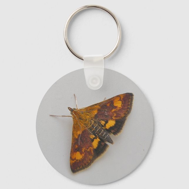 Llavero Keychain Naranja de Woodland (Anverso)