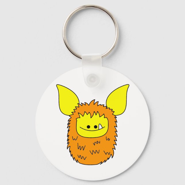 Llavero Keychain - Naranja Fuzzling (Anverso)