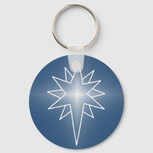 Llavero Keychain, Navidades del Estrella del Norte, azul r