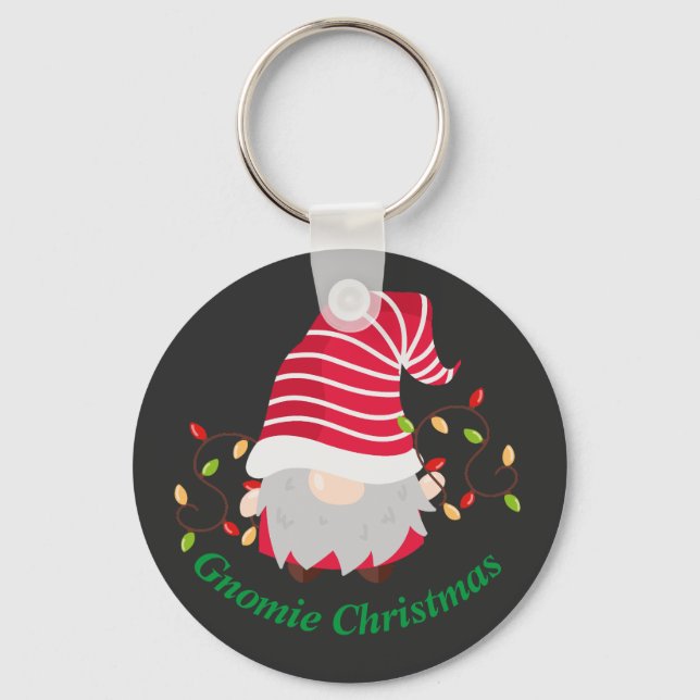 Llavero Keychain Navidades Gnomie (Anverso)