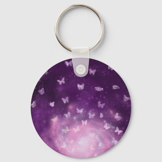 Llavero Keychain Nebula de mariposa (Anverso)
