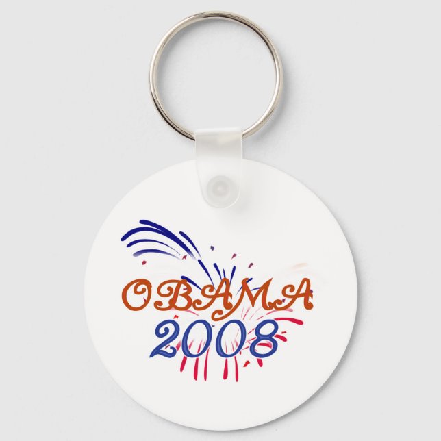 Llavero Keychain OBAMA 2008 (Anverso)