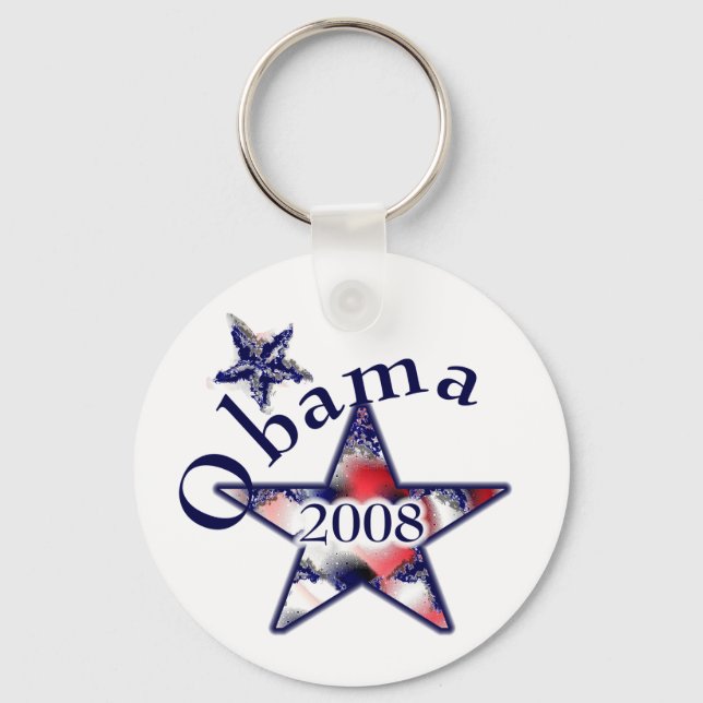 Llavero Keychain OBAMA 2008 (Anverso)