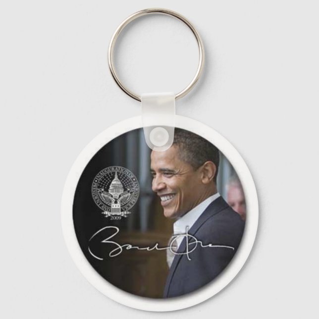 Llavero Keychain Obama de firma (Anverso)