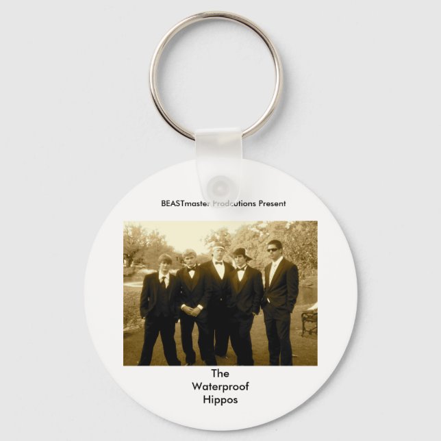 Llavero Keychain oficial de Hippos a prueba de agua (Anverso)