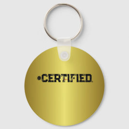 LLAVERO KEYCHAIN, ORO CERTIFICADO.